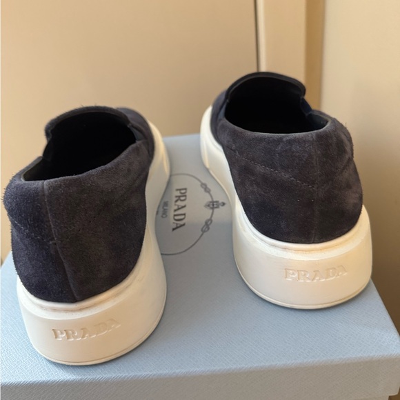 Prada Suede Slip-On Sneaker - Picture 3 of 3